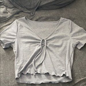 Gray shirt